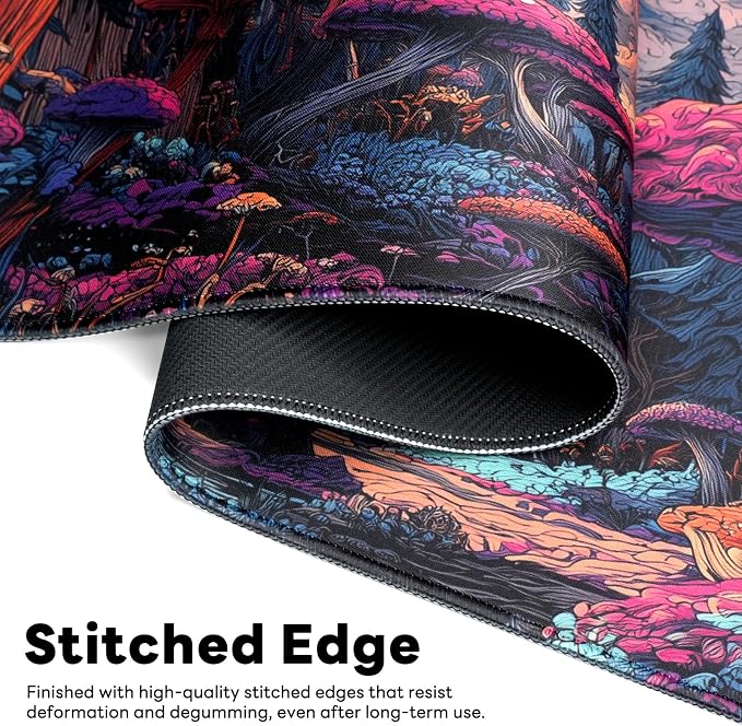 Desk Mat, Big Desk Pad, 31.5x11.8 Inches Extended Big Gaming Mouse Pad - Image 4