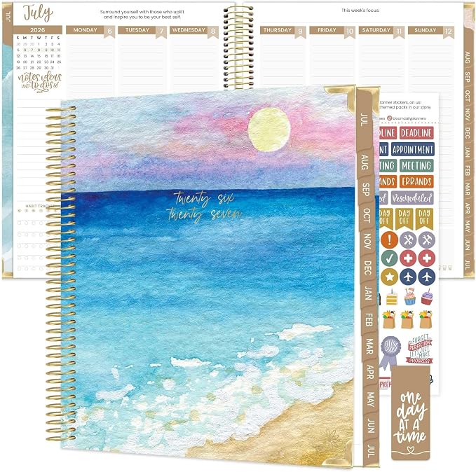 bloom daily planners 2026-2027 Hardcover Academic Year Goal & Vision Planner by bloomdailyplanners