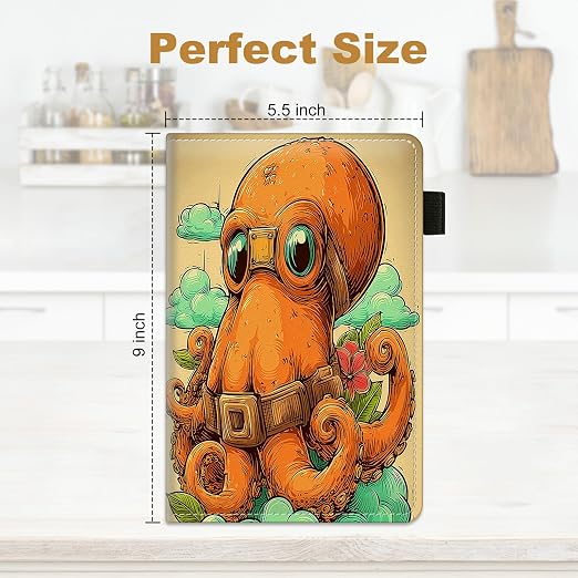 Orange Octopus Large Server Book - Image 2