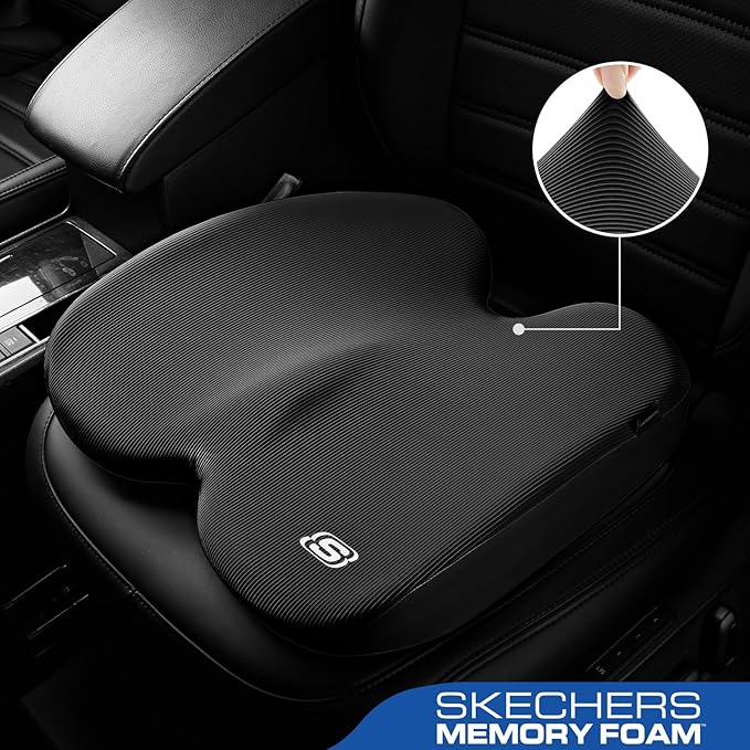 Skechers Seat Cushion, Ergonomic Memory Foam Cushion - Image 2