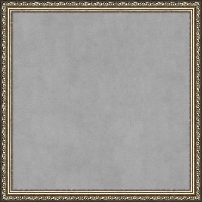 Amanti Art Silver Framed Magnetic Board 22x22 Medium Vision Board by AmantiArt