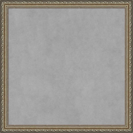Amanti Art Silver Framed Magnetic Board 22x22 Medium Vision Board by AmantiArt