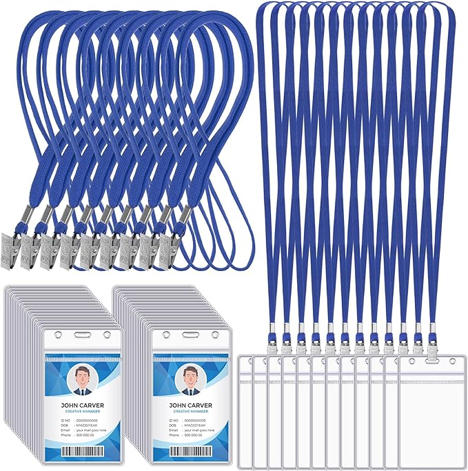 Marspark 300 Pcs ID Badge Holder by Marspark
