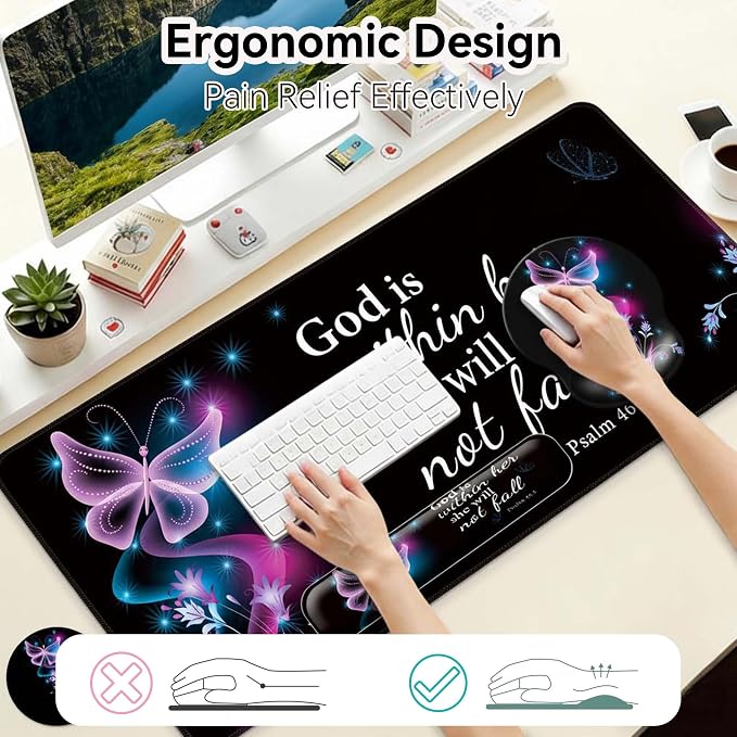 Desk Mat Set + Keyboard and Mouse Pad - Image 3