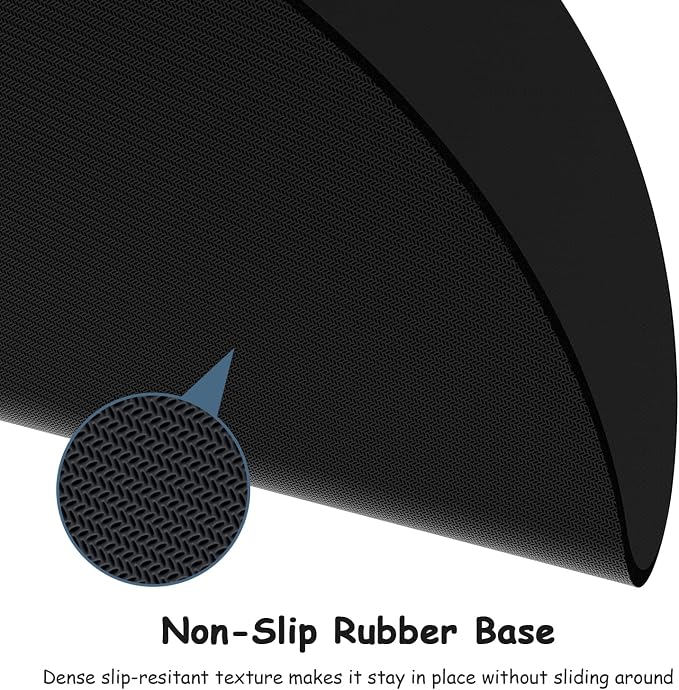 Dapesuom Small Mouse Pad, 6 x 6 Inch Thick Rubber Premium-Textured Non-Slip - Image 4