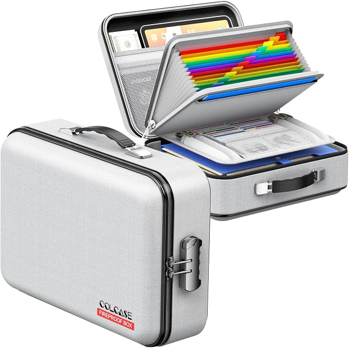 COLCASE Fireproof Document Organzier - Image 8