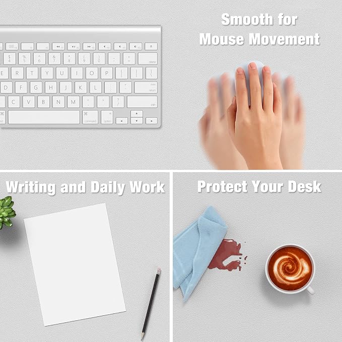 Hsurbtra Desk Pad, XL Extended Mouse Pad, Waterproof Desktop Blotter Protector - Image 4