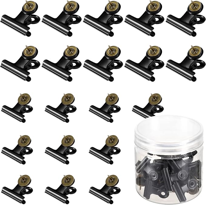 SANNIX 20 Pcs Metal Push Pin Clips by SANNIX