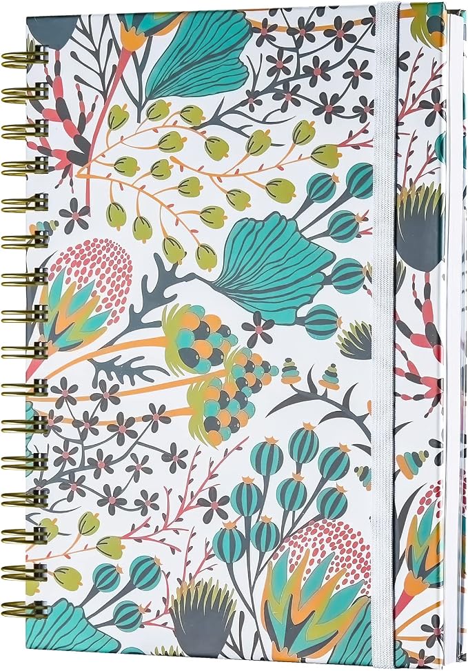 Spiral Notebook, A5 Lined Journal by OMEYA
