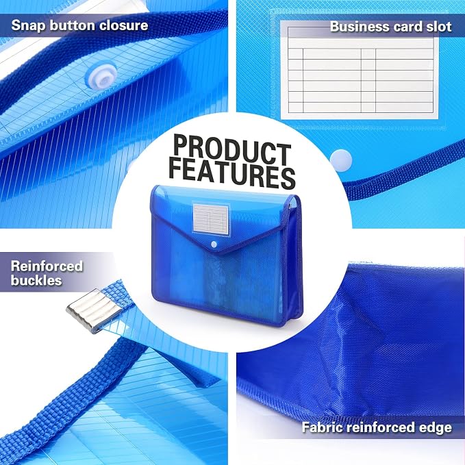 Plastic Expanding File Folder, Transparent envelopes - Image 4