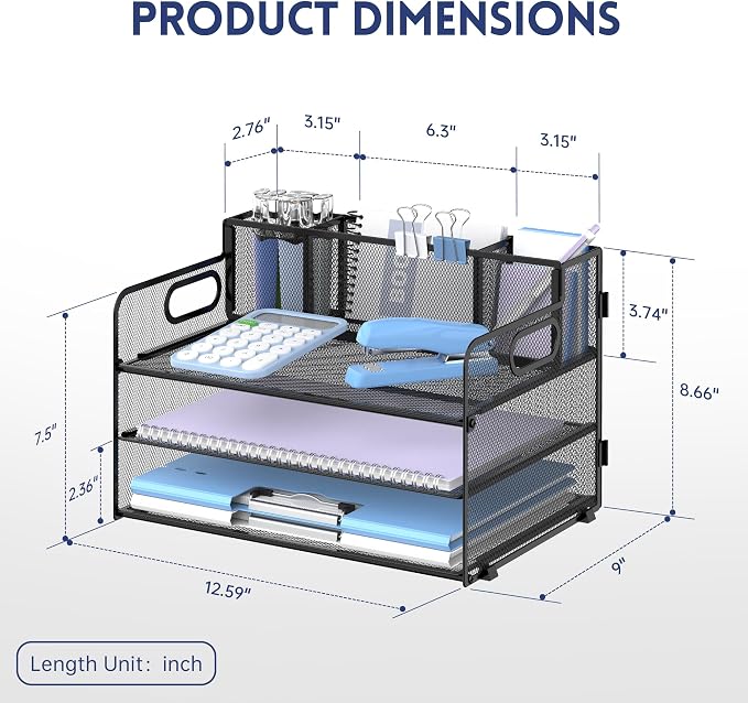 SUPEASY 3 Tier Desk Organizer - Image 6