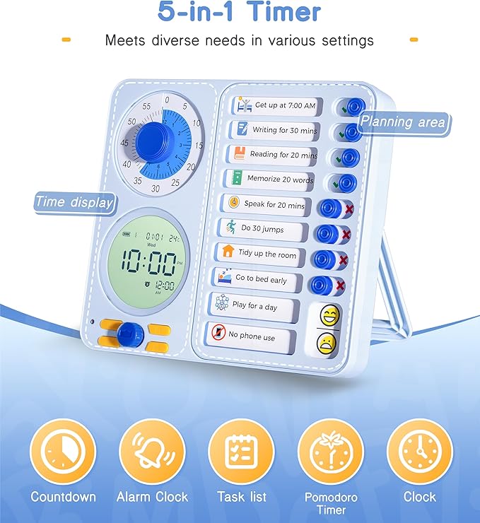 3-in-1 Visual Timer Task Timer - Image 2