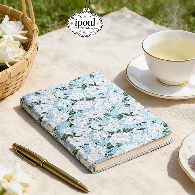 Floral Notebook, Cute Journal, Wide Rule, Lined Notebook, Diary - Image 8