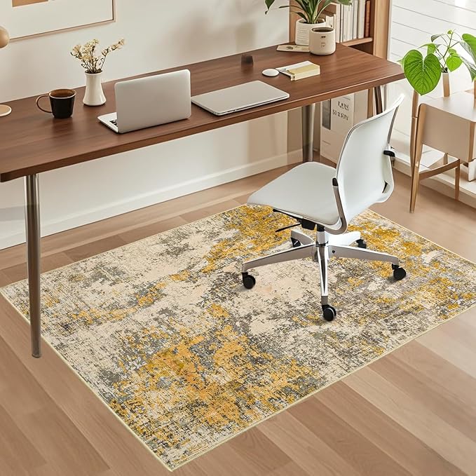 Office Chair Mat for Hardwood Floor, Machine Wash by CHAKME