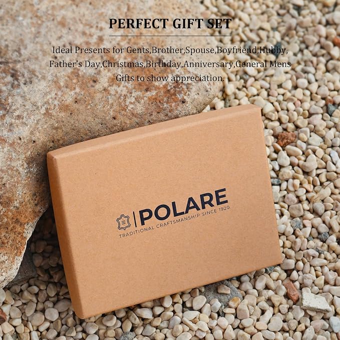 Polare Luxury RFID Blocking Leather Passport Holder Travel Wallet - Image 5