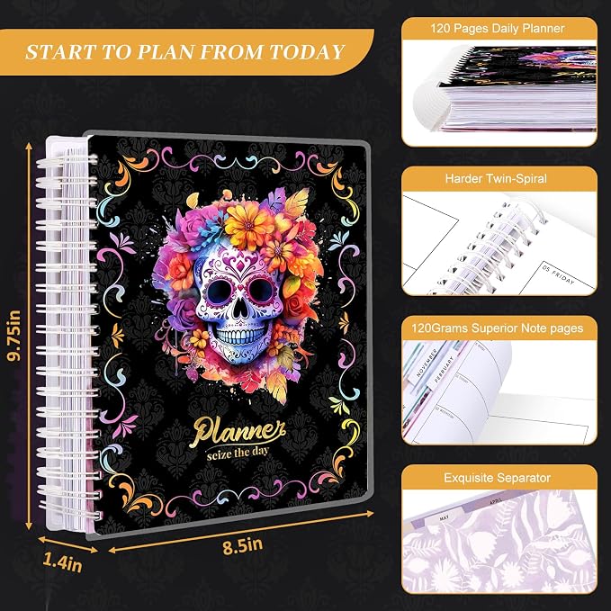 Planner 2026-2027, 18 Months Large Academic Daily Weekly Monthly Organizer | - Image 3