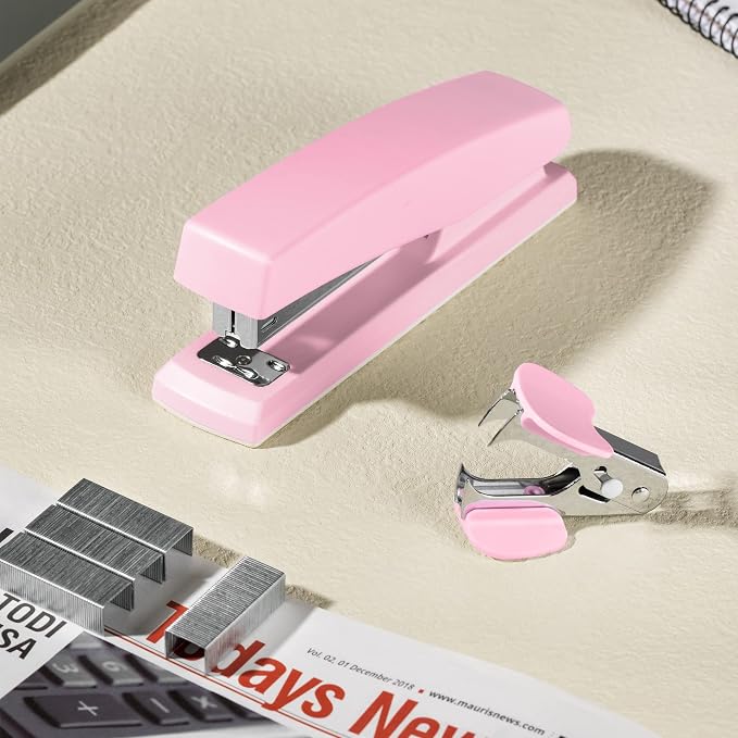 Deli Stapler, Desktop Staplers, Office Stapler, 25 Sheet Capacity, Includes - Image 6