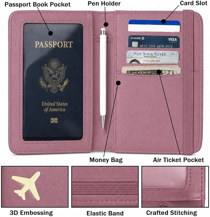ZOPPEN RFID Blocking Passport Holder - Image 3