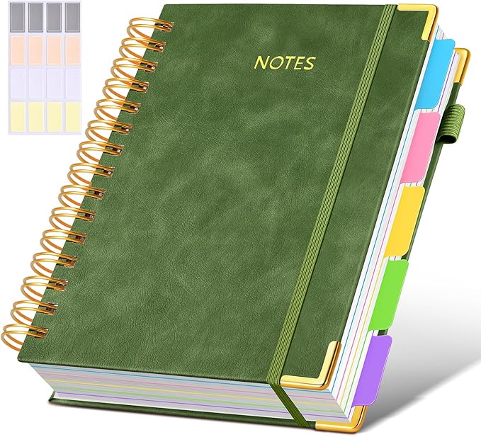 Hardcover Spiral Notebook journal by dilitego