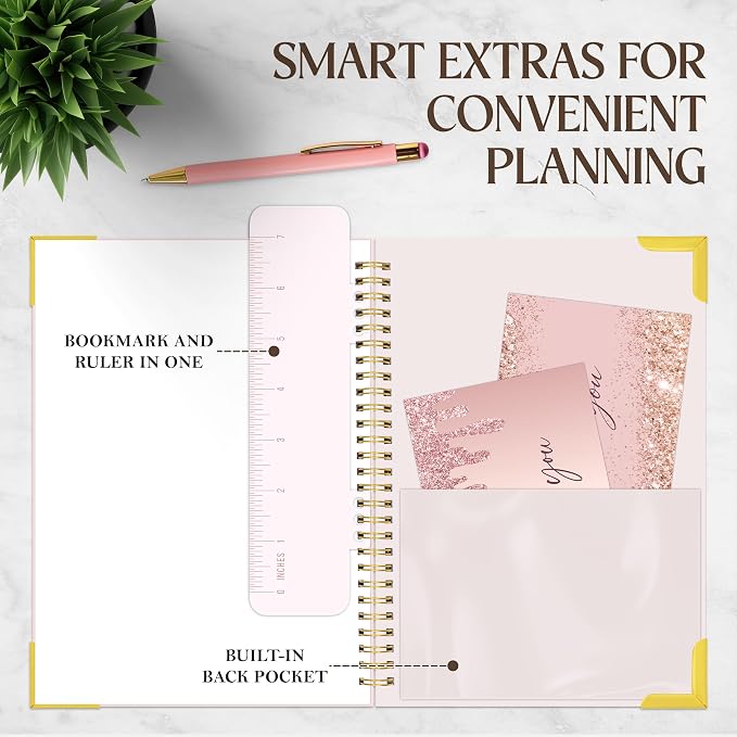 Decorably 120 Pages My to Do Planner Undated Notebook - Image 8