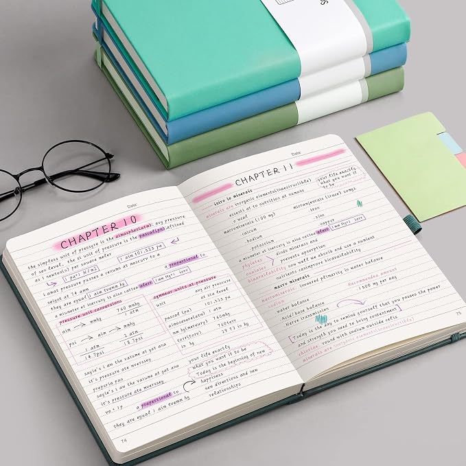AHGXG Lined Journal Notebook, 320 Numbered Pages Thick Journal - Image 6