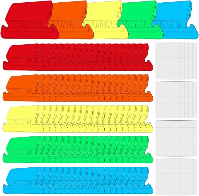 File Folder Tabs, Selizo 100 Sets Hanging File Folder Labels 2" Tabs and Inserts by selizo