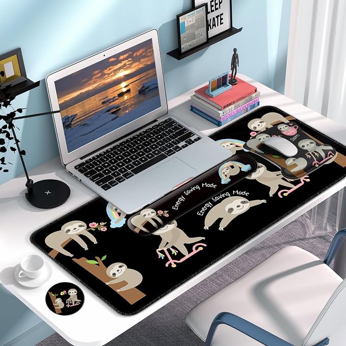 Desk Mat Set + Keyboard and Mouse Pad - Image 3