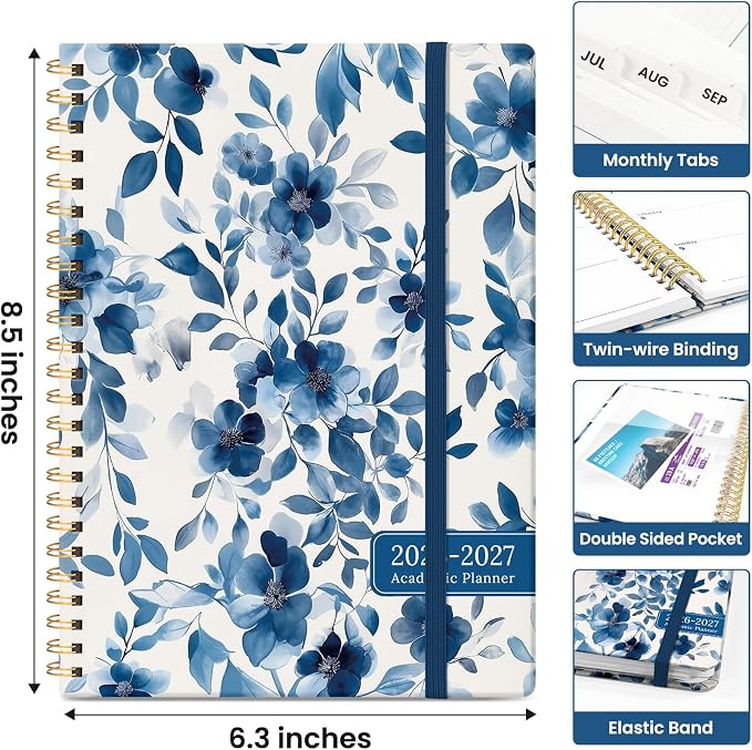 Planner 2026-2027, Academic Year Monthly and Weekly Calendar Planner, Jul 2026 - Image 4