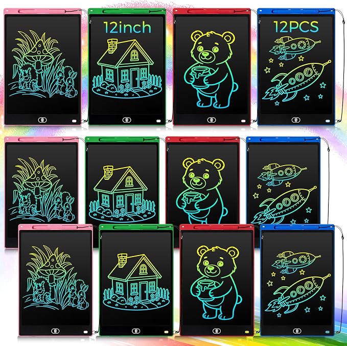 Tinlade 12 Pack LCD Writing Tablets by Tinlade