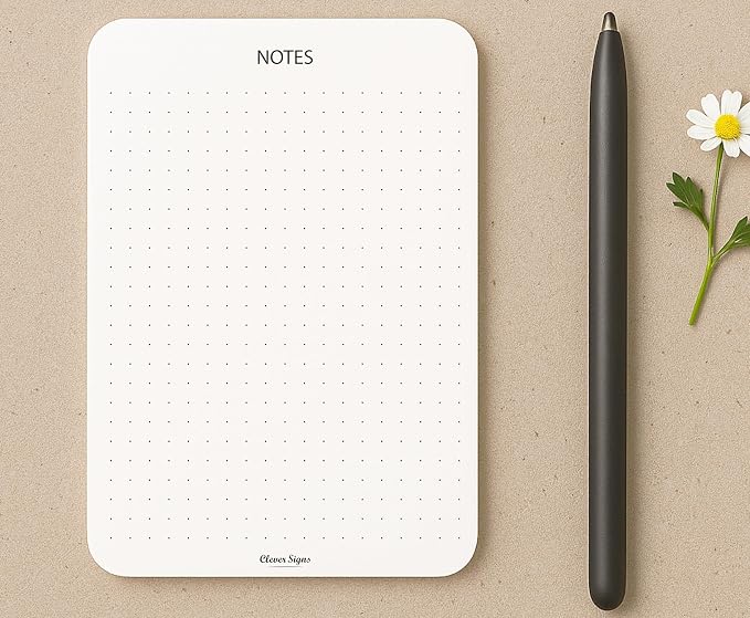 CLEVER SIGNS Memo Pads A6 Size – 4-Pack, 50 Sheets Each, Note-taking, Journaling - Image 2