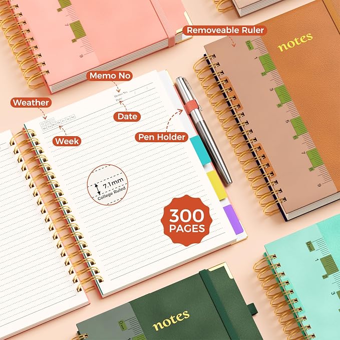 Line Hardcover Spiral Notebook - Image 6