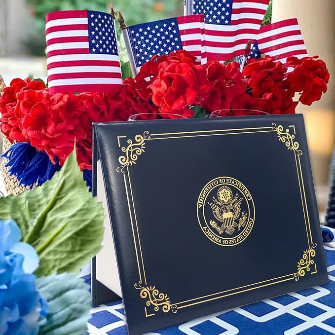 GraduatePro US Citizenship Certificate Holder 2026 Naturalization Padded - Image 2