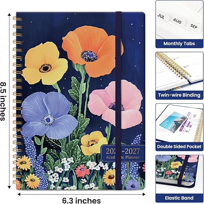 Planner 2026-2027, Academic Year Monthly and Weekly Calendar Planner, Jul 2026 - Image 4