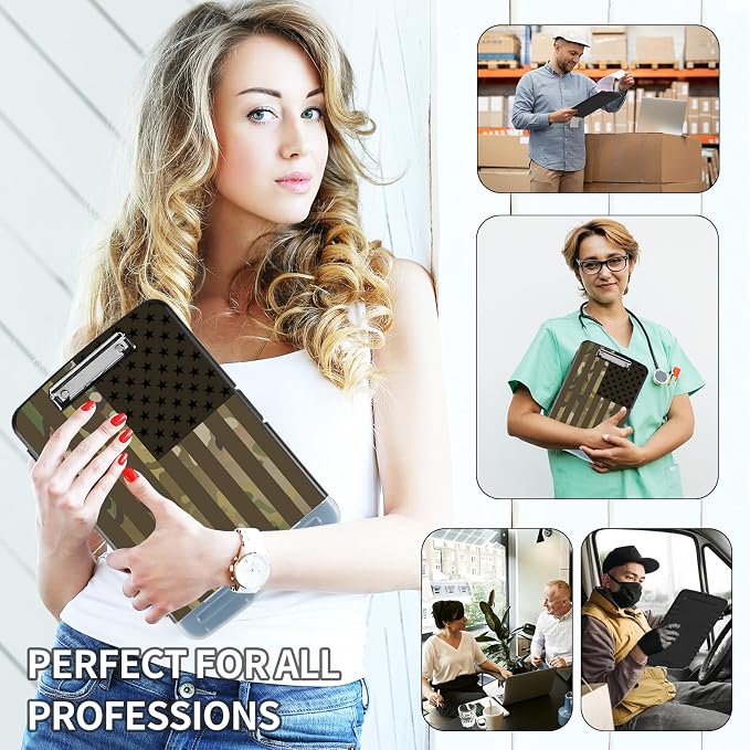Clipboard with Storage, Clip Boards 8.5X11 with Storage & Pen Holder, Heavy - Image 2