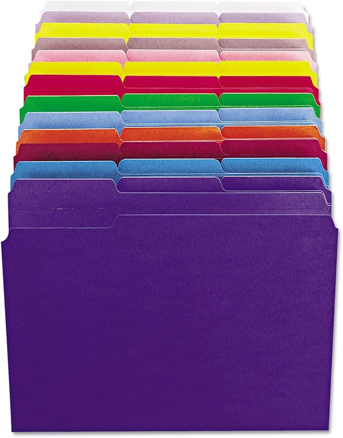 Smead File Folder, Reinforced 1/3-Cut Tab, Letter Size, 100 per Box - Image 4