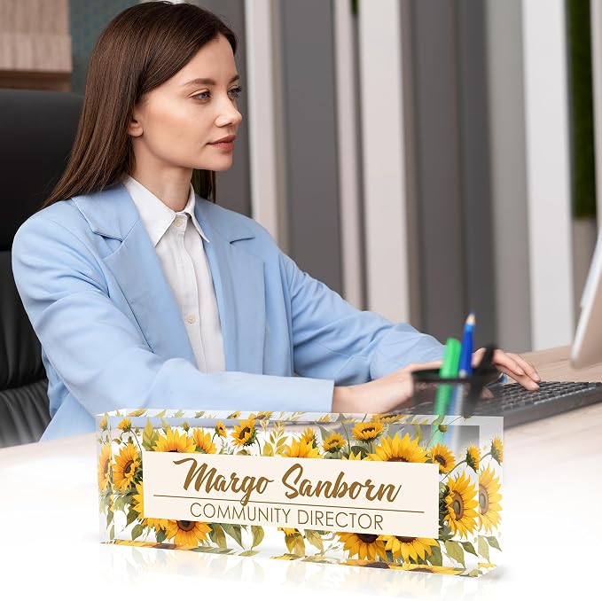 Personalized Office Name Plate, Custom Name Plate - Image 3