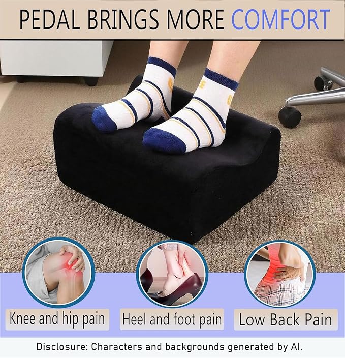 Work Foot Rest Under Desk, Comfort Foot Rest - Image 4