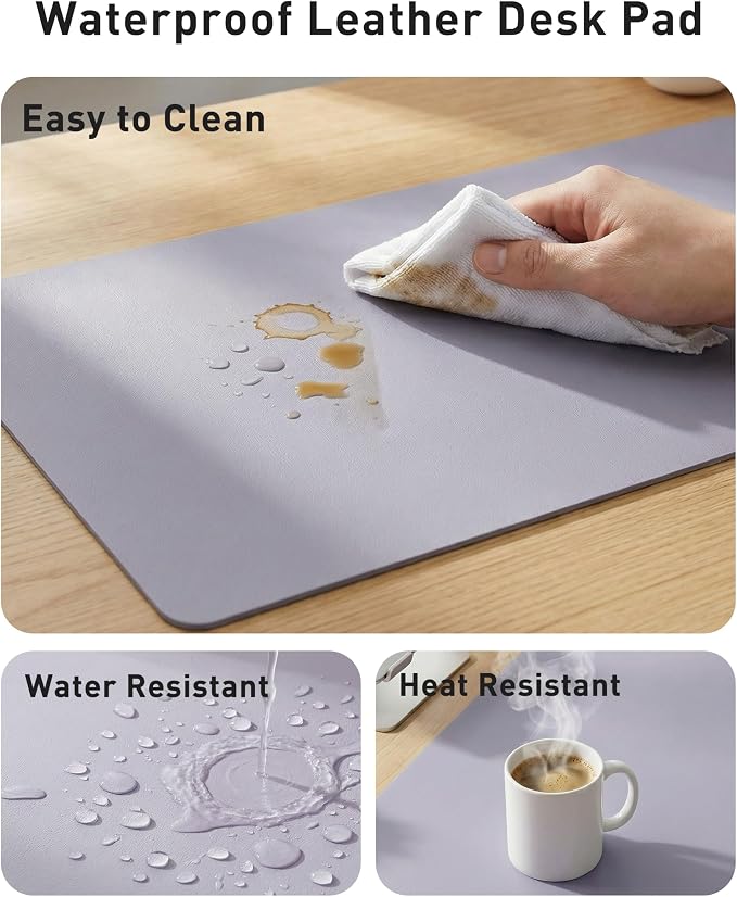 Aothia Faux Leather Desk Mat - Image 7