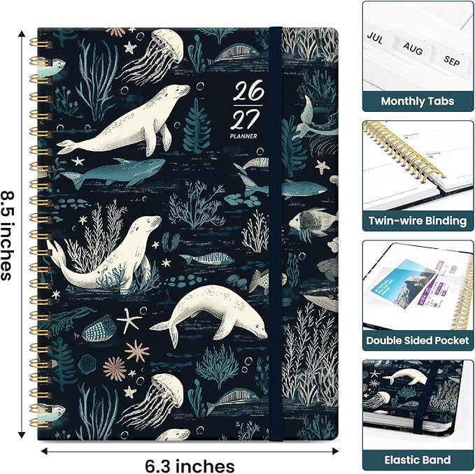 Planner 2026-2027, Academic Year Monthly and Weekly Calendar Planner, Jul 2026 - Image 4