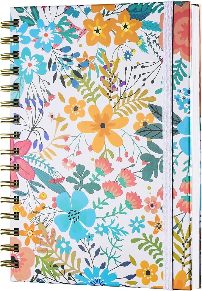 Spiral Notebook, A5 Lined Journal by OMEYA