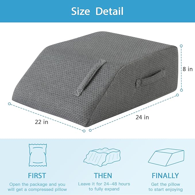MEGCXIT Leg Pillow Elevation Blood Circulation, Leg Wedge - Image 2
