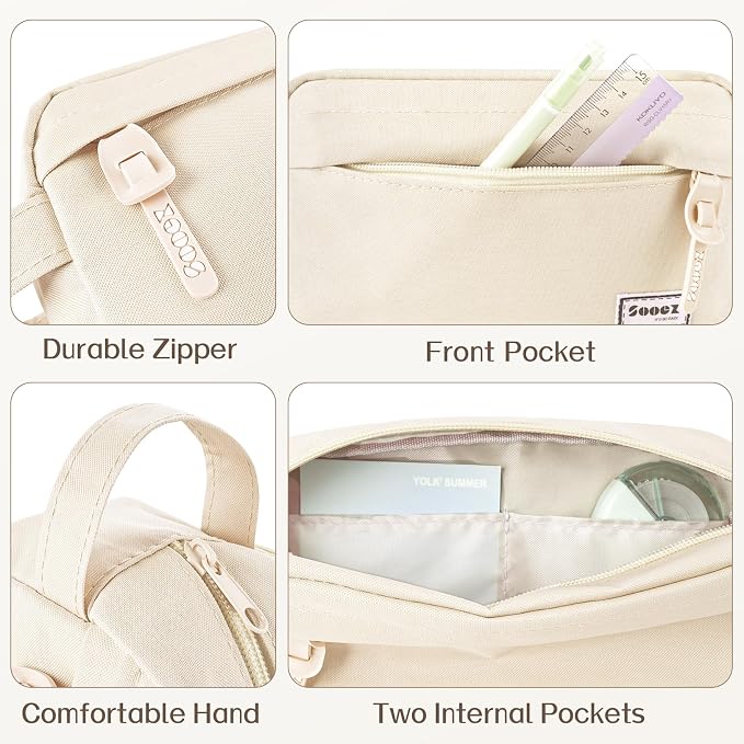 Sooez Original High Capacity Pencil Case, Big Pencil Bag Pouch Box Organizer - Image 3