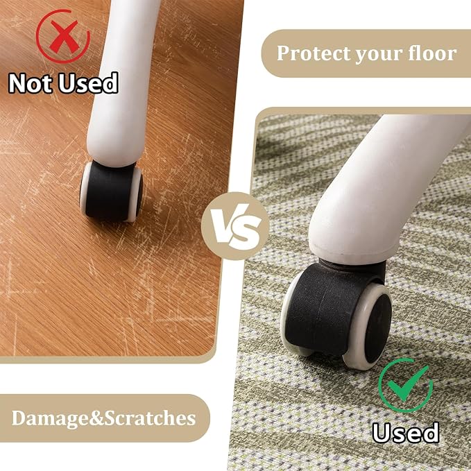 Office Chair Mat for Hardwood Floor, Machine Wash - Image 4