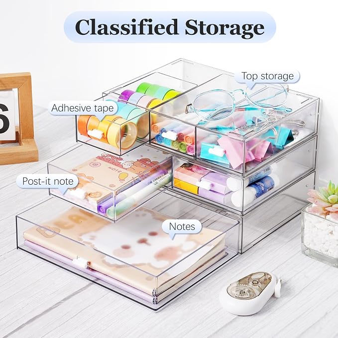 3 Tier Stackable Desk Organizer - Image 5
