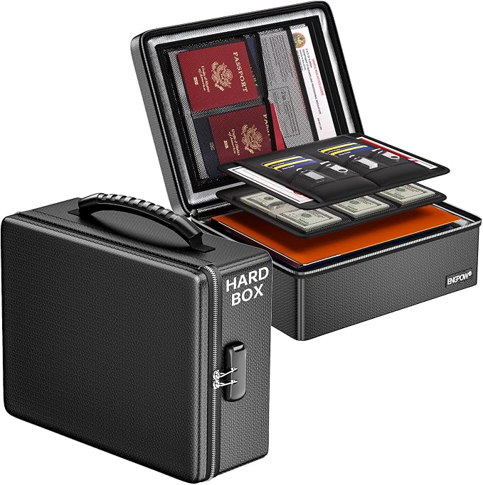 ENGPOW Fireproof Document Box by ENGPOW