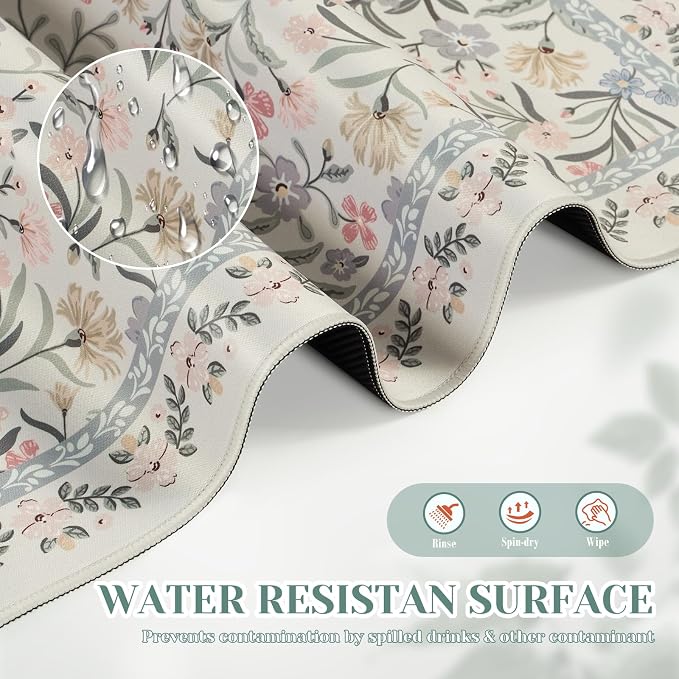 iCasso Aesthetic Flower Mouse pad - Image 5