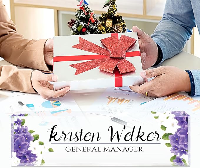 Custom Name Plate for Desk, Desk Name Plate Personalized, Office Decor for Women - Image 5