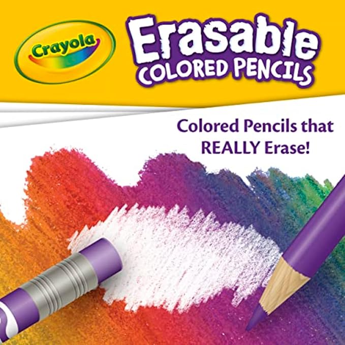Crayola Erasable Colored Pencils, Kids Coloring Pencils - Image 3