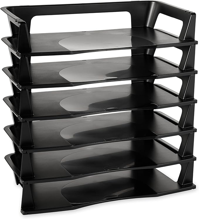 Rubbermaid Regeneration Letter Tray, Six Tier - Image 2