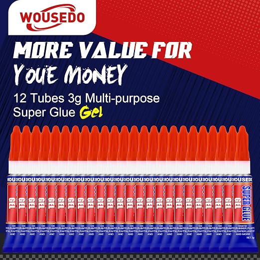 12 x 3g Super Glue Gel, Fast Strong Adhesive, Strong Cyanoacrylate Glue - Image 5